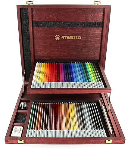 Amazon | カランダッシュ パステルペンシル 84色セット 0788-484 木箱