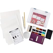 Amazon | 墨運堂 はじめよう日本画と水墨画 29342 | 書道セット