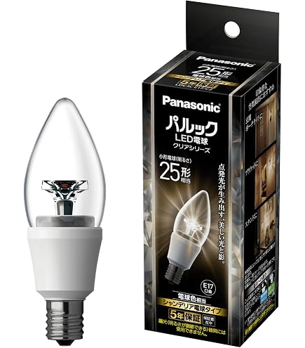 Amazon | パナソニック パルックLEDクリア電球 きらめき 陰影