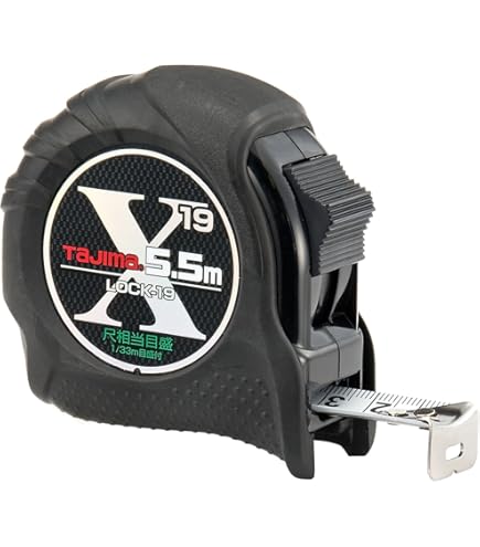 Amazon.co.jp: タジマ(Tajima) FXロック19 5.5m 19mm幅 メートル目盛