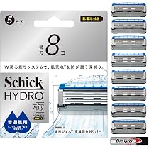 Amazon.co.jp: Schick(シック) ハイドロ極パワー 普通肌 替刃（8コ