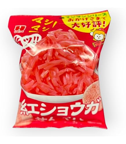 ひざつき製菓 旨ッ! 紅ショウガせんべい マシマシ