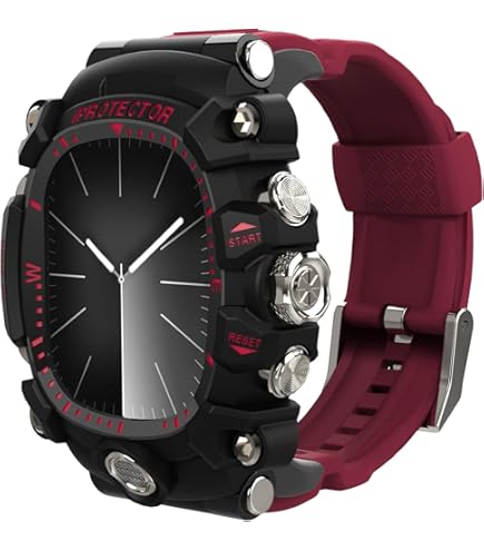 Amazon.co.jp: 高級メタルケース Apple Watch 9 8 7 45mm 6 SE