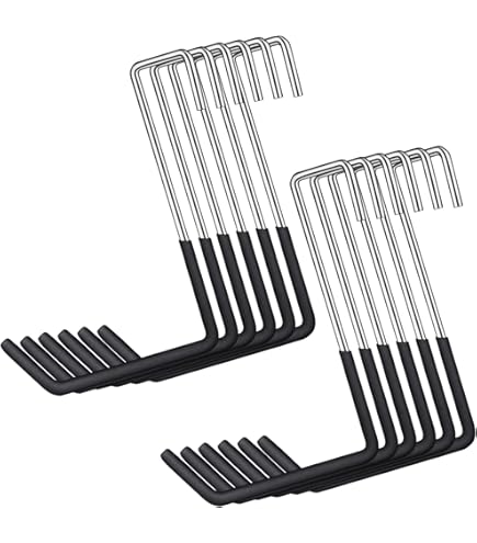 Etokfoks Rafter Hanger Hook 2 Pcs Large S Hooks Upgraded Fence Hangers - View #7