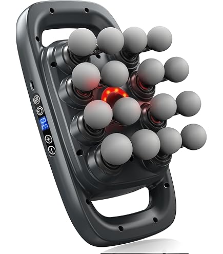 Amazon | 筋膜リリースガン 16 ヘッド 30 段階振動 3 種類モード 静音