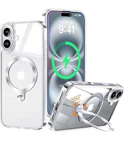 iPhone15ProMax スマホケース シルバー MagSafe リング付 iPhone15 15Pro 15ProMaxケース MagSafe対応 キラキラなリング