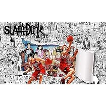 Amazon カスタム3d壁紙壁画手描きアニメスラムダンクマスター白黒コミック漫画ワンピース背景壁 250cmx175cm3d非編まれたプレミアムアートプリントフリース壁壁画装飾ポスター写真 壁紙