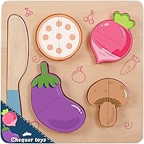 【新品未開封+開封済品】木製パズル 2点セット りんごと女の子 木馬とこども 木製パズル りんごの木 知育玩具 3歳児以上おもちゃ : Z2ストア