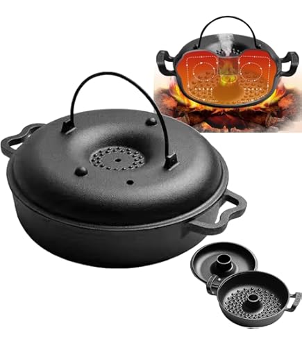 Amazon｜焼き芋機 南部鉄器 両手鍋 ガスコンロ対応 ih対応 直火 大型