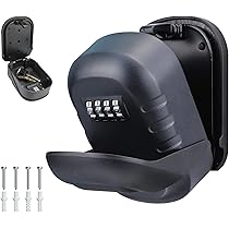 Amazon.co.jp: BenRich キーボックス 壁掛け 屋外 防水 4桁ダイヤル式