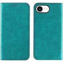 新品・ 未使用　iPhone 16e スマホケース　ターコイズ 手帳型 Amazon.co.jp: HanaRo iPhone16e 用 ケース スマホケース