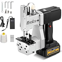 Amazon.co.jp: Hanchen GK9-890 業務用ポータブル袋縫ミシン 袋口縫い 