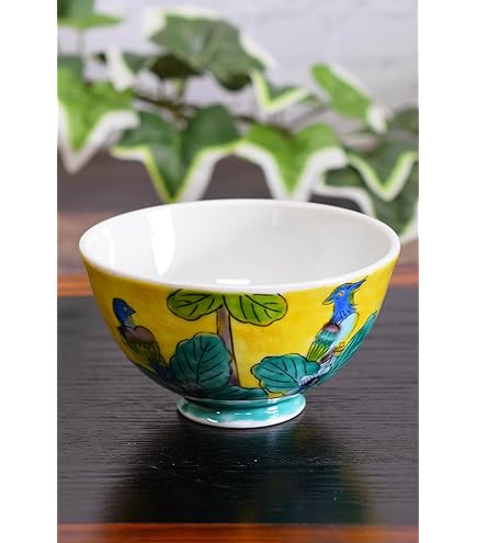 Amazon | 和座の蔵 おしゃれ どんぶり 食器 九谷焼 丼 青牡丹