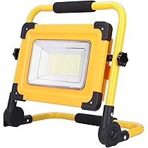 Amazon | 充電式 LED 作業灯 100W 8000LM IP65 防水 ポータブル