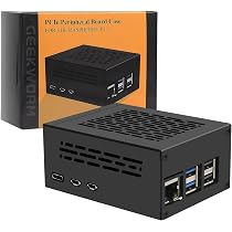 Amazon.co.jp: Geekworm Raspberry Pi 5 ケース P579 金属ケース Pi 5