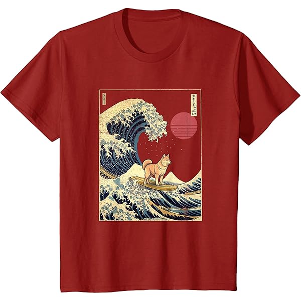 Amazon.co.jp: 柴犬 Tシャツ ポケットドージ Such Wow Dank Pixel