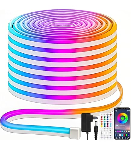 Amazon.co.jp: ヤザワコーポレーション LEDテープライト レインボー 2m