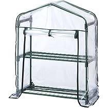 Amazon.co.jp: タカショー 温室 ビニール温室 スリム 2段 幅69cm×奥行