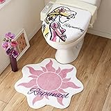Disney(ディズニー) ラプンツェル トイレ蓋カバー&マット2点セット[NDY-34] 100210703201-01-02