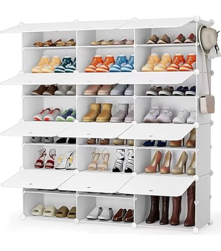 Amazon｜VEEZHA 下駄箱 大容量 靴箱 下駄箱 スリム くつばこ シューズ