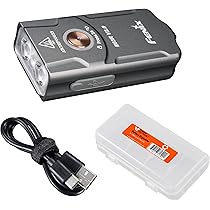 Amazon.co.jp: Fenix E03R v2.0 キーチェーン懐中電灯 グレー