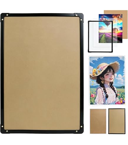 Amazon.co.jp: PFFO 19.25x26.75インチ ブラックパズルフレーム 1000