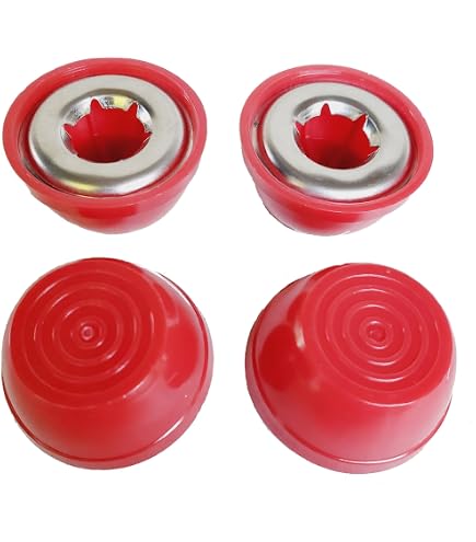Rotary 332 Steel Wheel Bushings - 4 Pack, 1/2" ID X 5/8" OD Sleeve Bearing