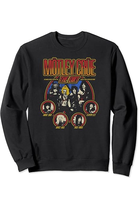 Amazon.co.jp: Mötley Crüe – The Dirt Pentagram Crest パーカー 