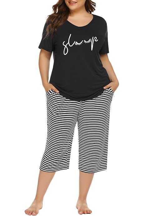 Pockets Nightwear Loungewear Pjs Sets 