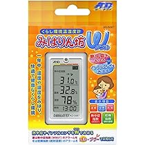 Amazon.co.jp: 【熱中症対策】 温湿度計 AD-5687 みはりん坊