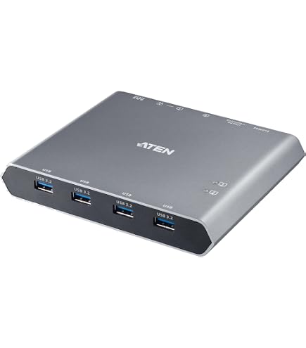 Amazon | ATEN 2ポート HDMI/VGA→HDMIコンバータースイッチ（4K対応