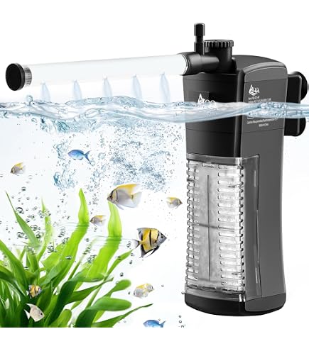 Amazon | 水槽フィルター 水中ポンプ 水中フィルター 揚程2M 水槽用