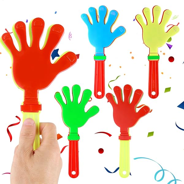 thumbnail image 2 of 27Pcs Hand Clapper Noisemakers With The Words You Did It 7.5 Inch 2 of 9