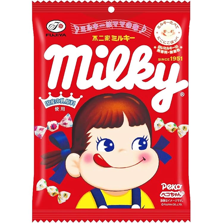 Amazon.co.jp: 不二家 ミルキー 約60個 大容量 アソート シェアパック