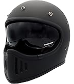 DAMMTRAX マットブラック フルフェイスヘルメット Amazon | ダムトラックス(DAMMTRAX) バイクヘルメット フル