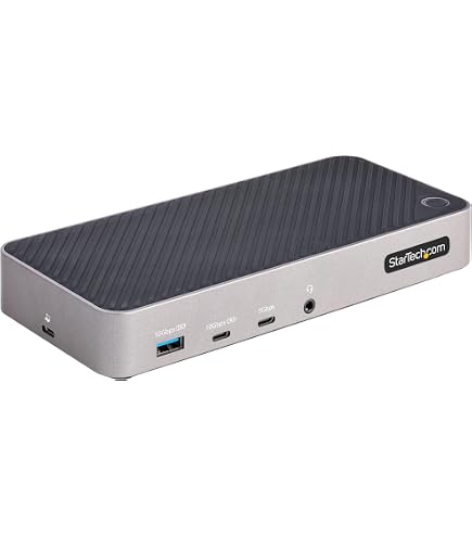 Amazon.co.jp: StarTech.com ドッキングステーション USB-C 3画面