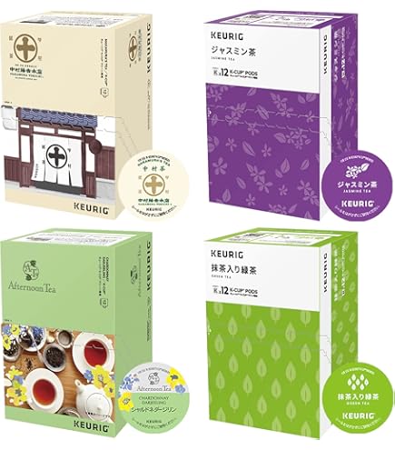 Amazon | KEURIG キューリグ K-Cup 抹茶入り緑茶 4箱セット 48杯 （3g