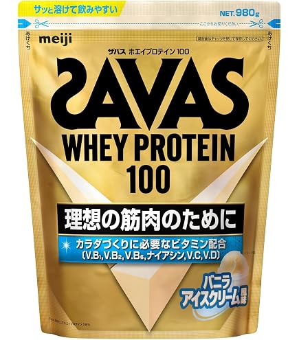 Amazon | ザバス(SAVAS) アドバンストホエイプロテイン100 バニラ味 