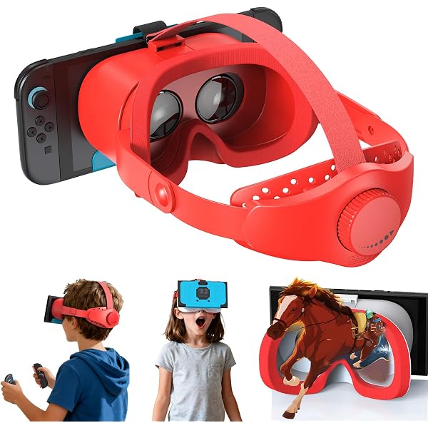VR Headset for Switch 2, White & Blue : Amazon.sg: Electronics