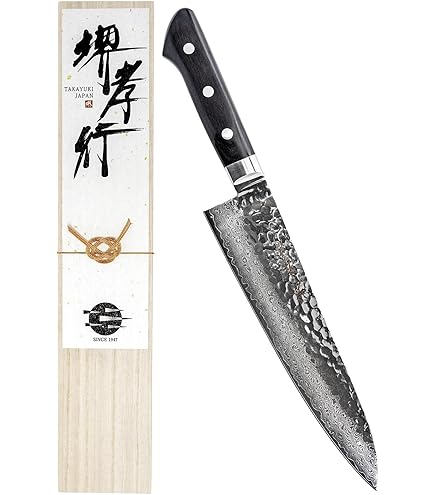 Amazon.co.jp: 鞘 切付型関の包丁 日本孫六 特殊高級三徳包丁（AUS10鋼  