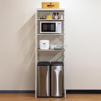 Amazon.co.jp: ottostyle.jp キッチンラック ゴミ箱 スリム
