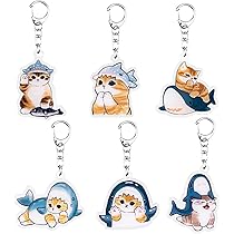 【1109 - 6】摘ままれにゃんこのキーホルダー／ペンダント 1109 - 7】摘ままれにゃんこのキーホルダー／ペンダント