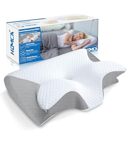 Amazon｜Derila 頸椎ネックピロー 睡眠用 2個パック - 背中、胃、横に