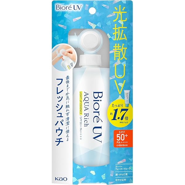 Amazon.co.jp: ビオレ UV アクアリッチ ライトアップ エッセンス