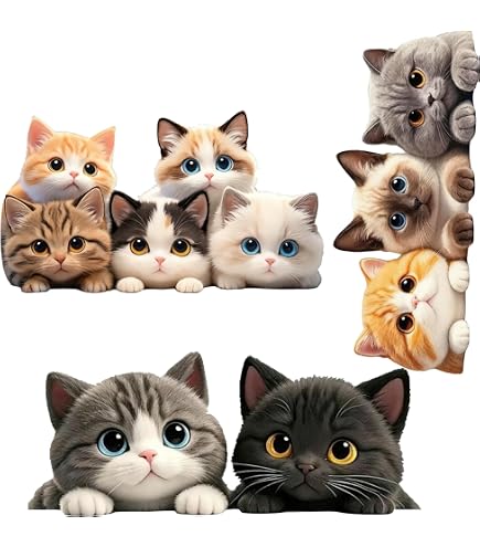 Amazon.co.jp: 猫 ステッカーセット 62枚 ステッカー セット スケボー