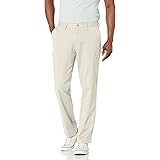 Nautica Men's Classic Fit Flat Front Stretch Solid Chino Deck Pant