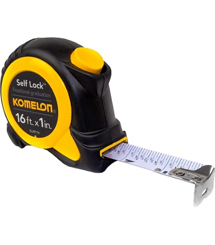 Johnson Level & Tool 40-1416 Auto-Lock Maßband – 40 M X 2,5 Cm, Metrisch, Selbstverriegelnd