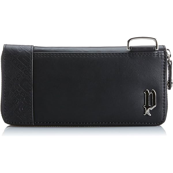 Amazon | [ポリス] 財布 二つ折り サーキット ラウンドファスナー