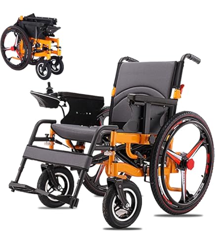 Amazon.co.jp: 電動車椅子軽量折りたたみ式電動車椅子、障害者および