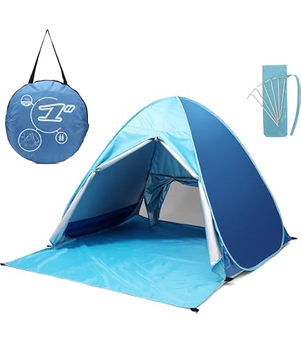 Amazon | JOOKYO ワンタッチテント 2-3人用 UVカット 簡易テント
